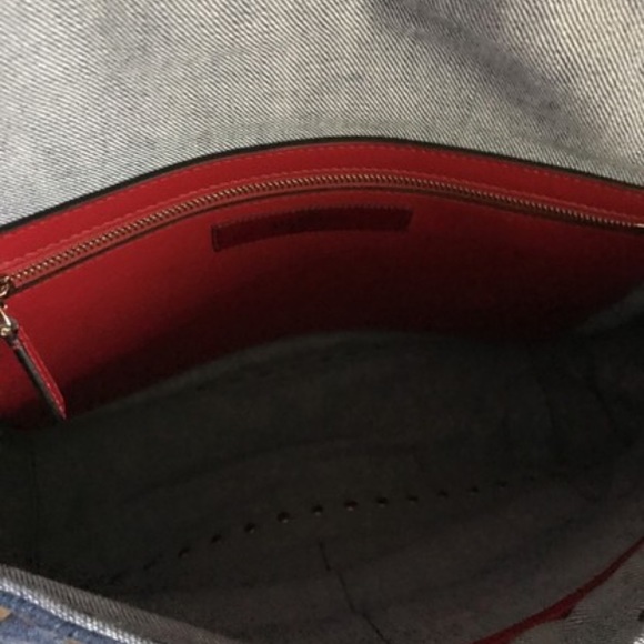 Valentino quilted denim rock-stud bag - Picture 5 of 7